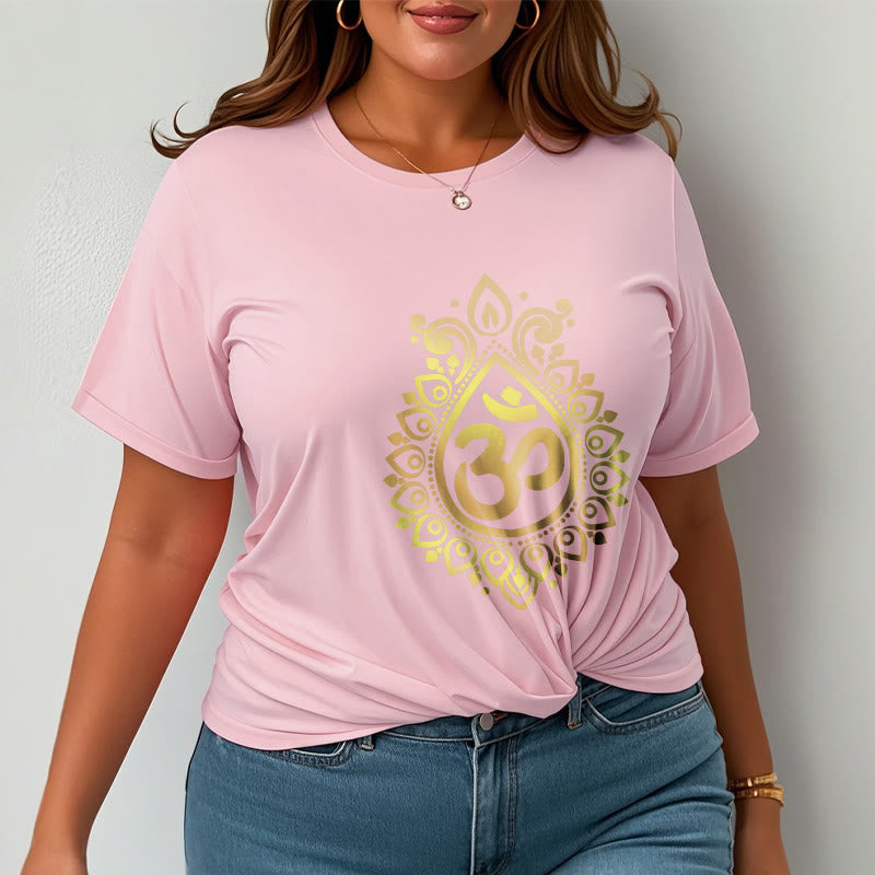Buddha Stones ​​Wasser Tropfen OM Design T T-shirt - image 14