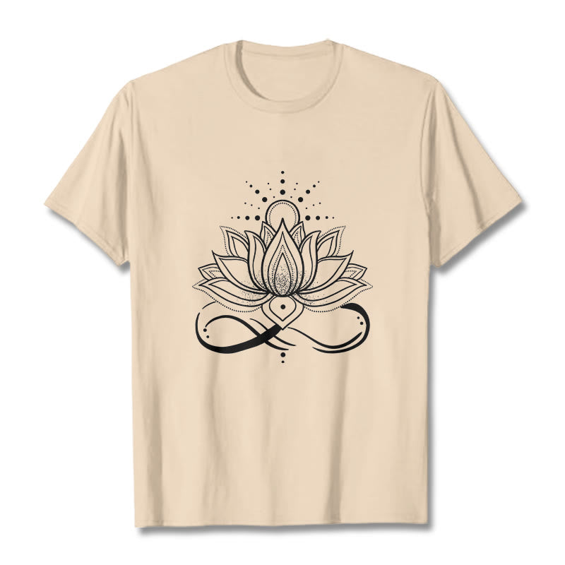 Buddha Stones ​​Lotus Blume Sonne Design T T-shirt - Biskuit - 2XL - image 10