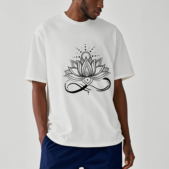 Buddha Stones ​​Lotus Blume Sonne Design T T-shirt - image 9
