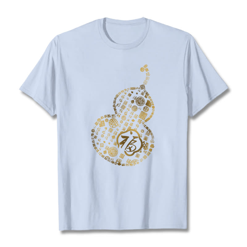 Buddha Stones ​​Kürbis Fu Charakter Design T-shirt - Hellcyan - 2XL - image 18