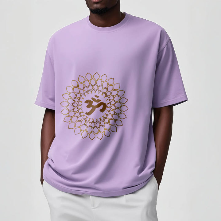 Buddha Stones ​​Rhombus OM Design T T-shirt - image 18
