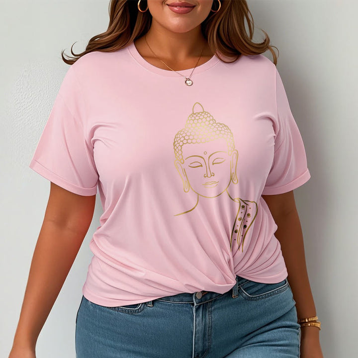 Buddha Stones ​​Golden Buddha In Tiefe Meditation T T-shirt - image 14