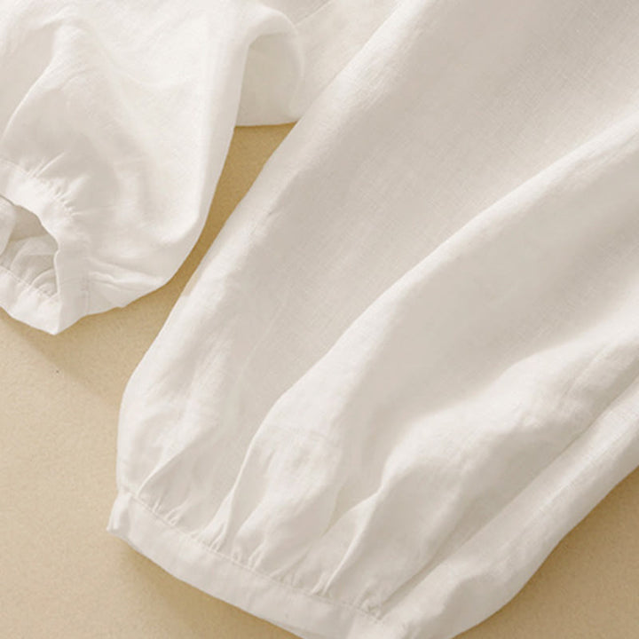 Buddha Stones Summer Commute Pure Color Damen-Baumwoll-Knöchelhose mit Taschen - image 9