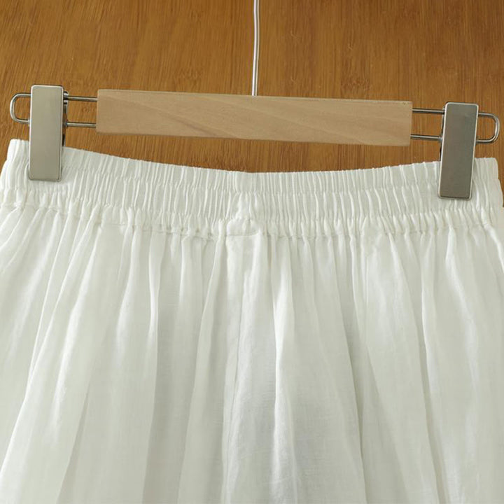 Buddha Stones Commute Reine Farbe Schlichtes Design Knöchellange Haremshose für Damen mit Taschen - image 8