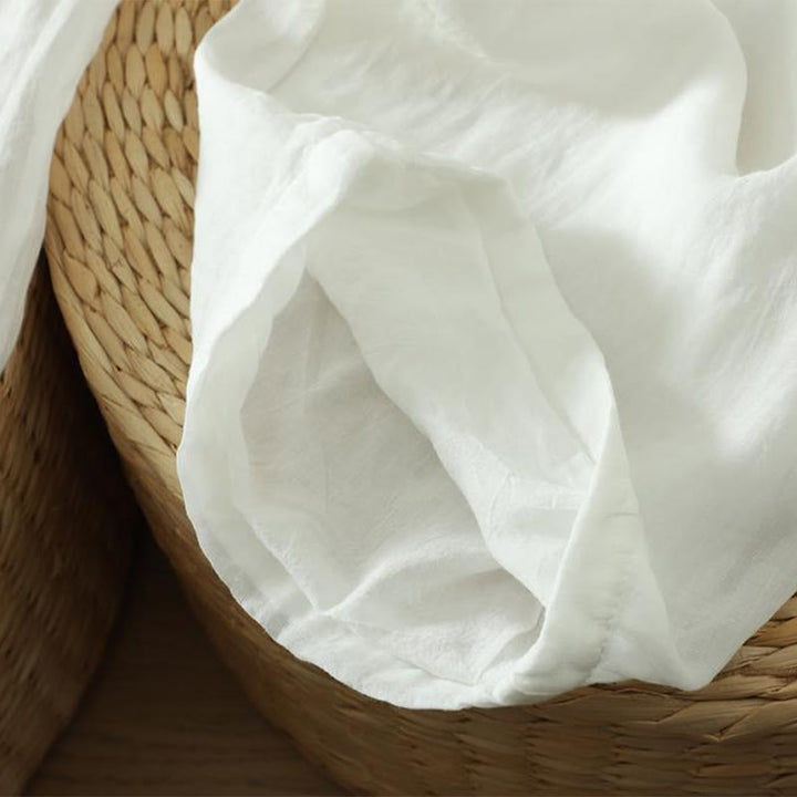 Buddha Stones Commute Reine Farbe Schlichtes Design Knöchellange Haremshose für Damen mit Taschen - image 14