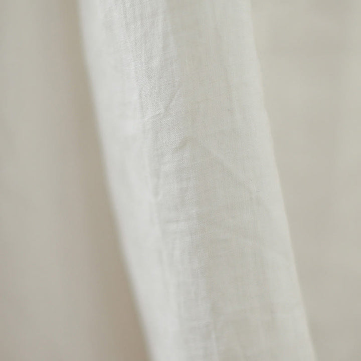 Buddha Stones FloralWhite Lässiges, ärmelloses Midikleid aus Baumwolle mit Knöpfen auf der Rückseite und Taschen - image 10