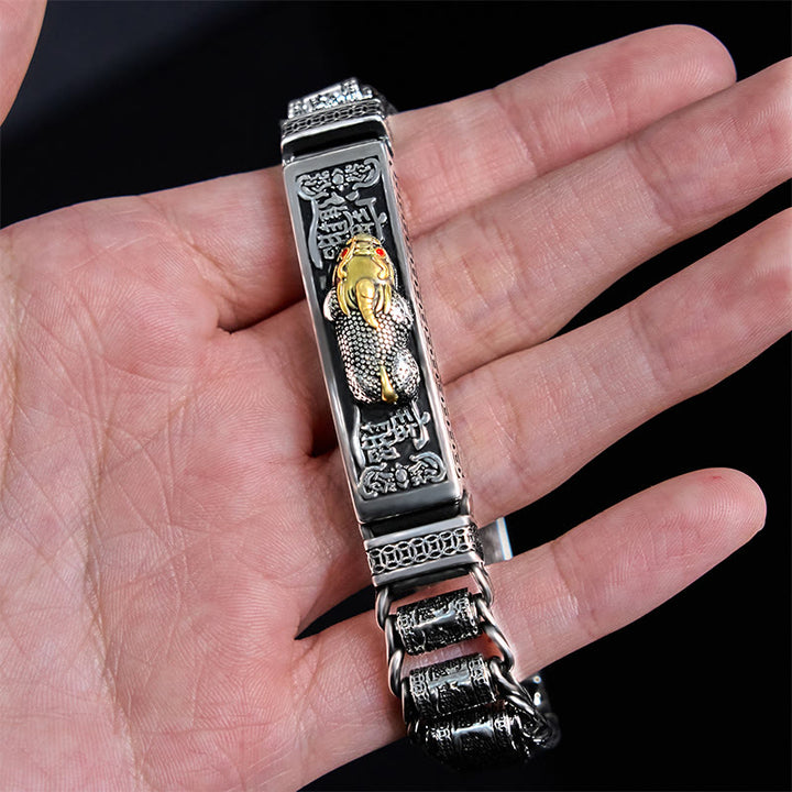 Buddha Stones, tibetische Kupferschnalle, Gebetsrad, Herz-Sutra, Pi Xiu, Metallarmband