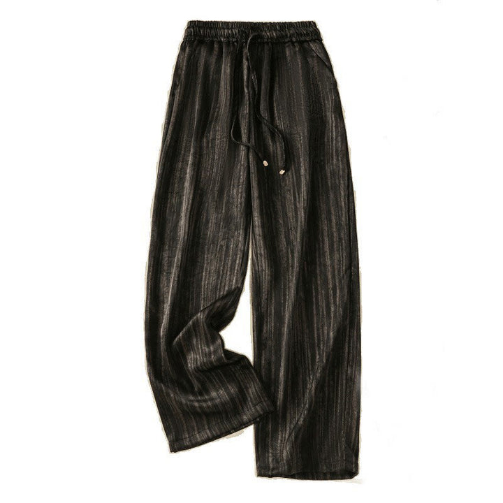 Buddha Stones Künstlerische lässige vertikale Linien Muster Kordelzug Knöchellange Damenhose mit Taschen - image 16