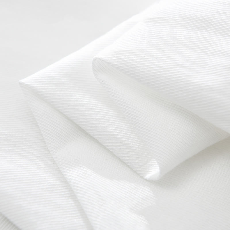 Herren-Baumwollhemd mit Buddha Stones, künstlerischem, schlichtem Design, Stickerei, Bambusmuster, kurzärmelig - image 9