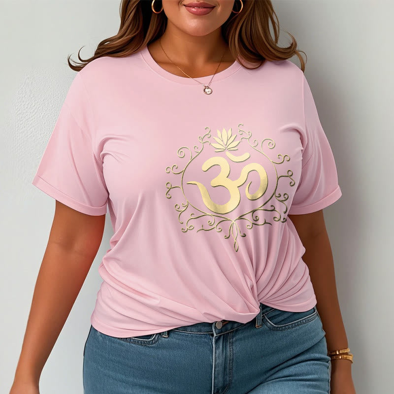Buddha Stones ​​Om Symbol Reben Lotus Blume T T-shirt - image 16