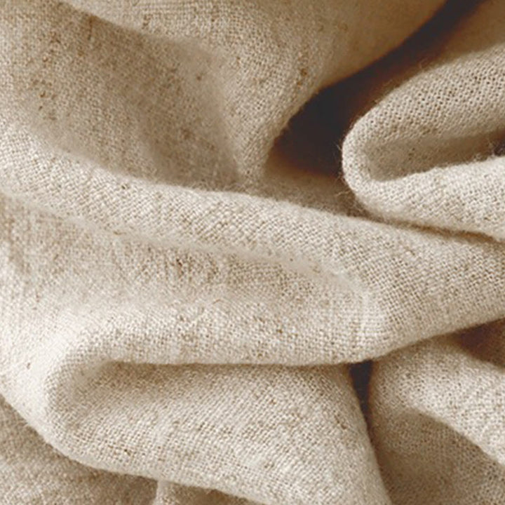 Buddha Stones Damenhemd aus Baumwollleinen mit seitlichem Schlitz und Froschknopf, Farbblockdesign und halblangen Ärmeln und Taschen - image 3