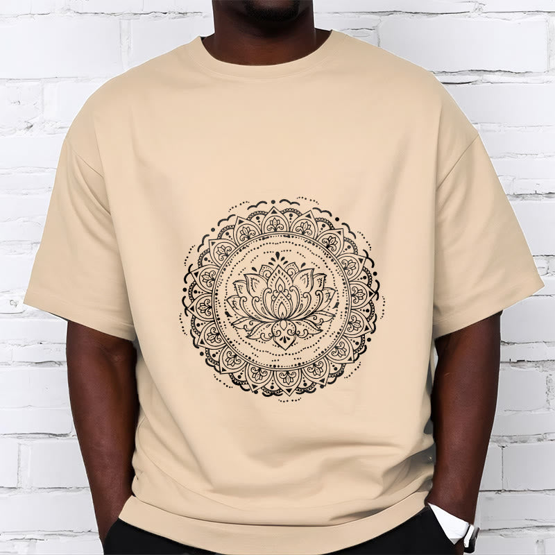 Buddha Stones ​​Mandala Lotus Blume Muster T T-shirt - image 9
