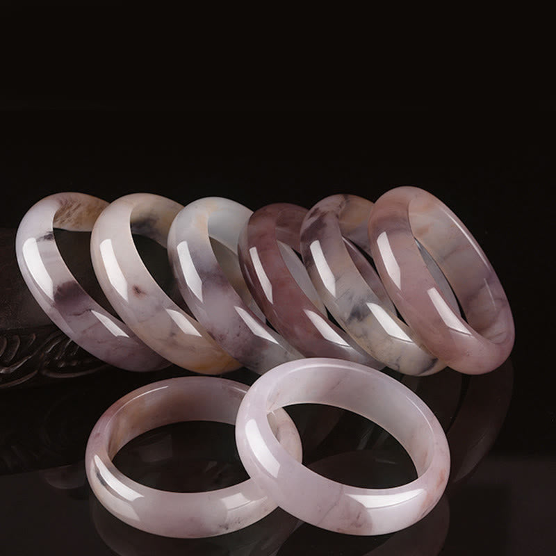Buddha Stones Lila Jade Glück Schutz Armband Armreif - image 16
