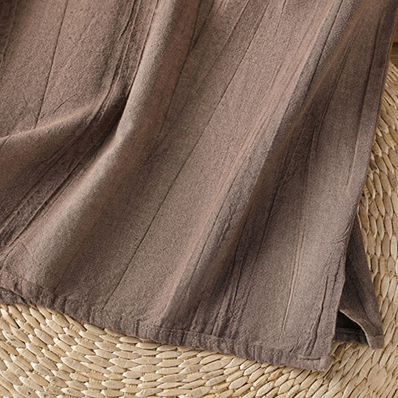 Buddha Stones Damen-Weste mit Retro-Froschknopf-Design, ärmellos, Baumwolle - image 16