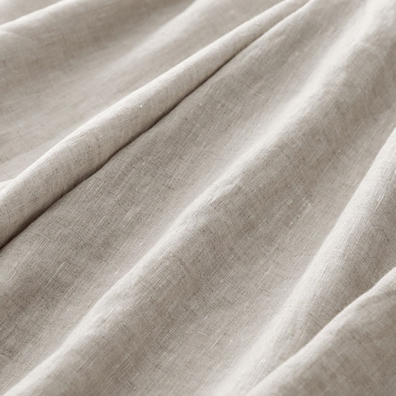 Buddha Stones Sommer-Caprihose mit elastischer Taille und weitem Bein für Damen mit Taschen - image 20