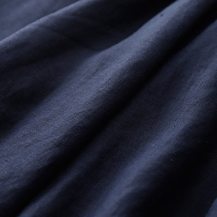 Buddha Stones Sommer-Caprihose mit elastischer Taille und weitem Bein für Damen mit Taschen - image 15