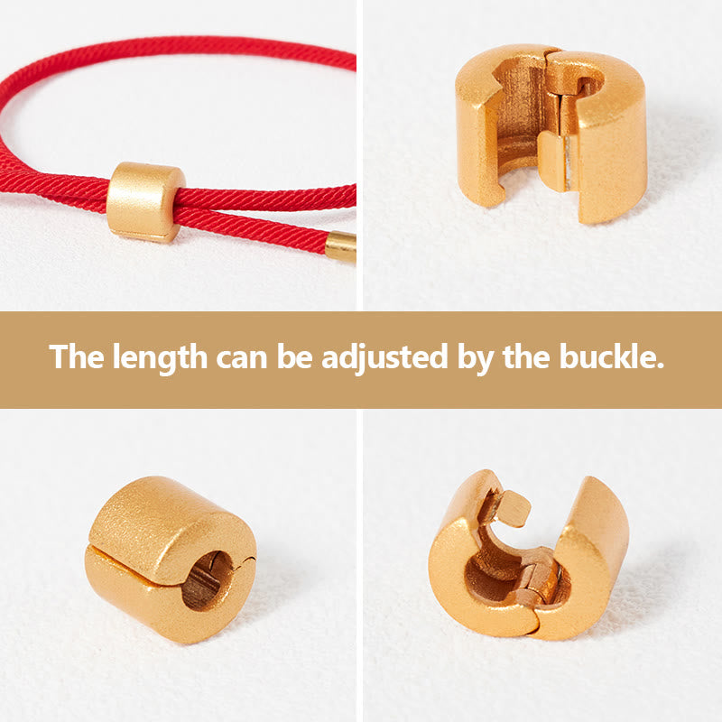 Buddha Stones Glücksarmband mit roter Schnur - image 10