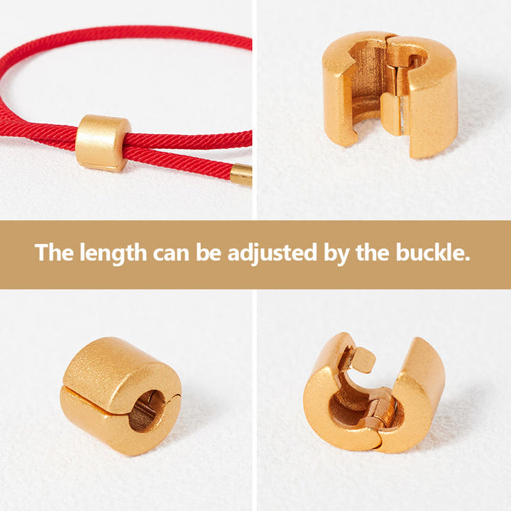 Buddha Stones Glücksarmband mit roter Schnur - image 10