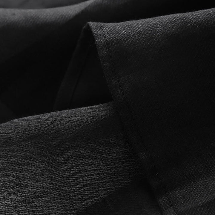 Buddha Stones – Lässiges Midikleid aus Baumwolle und Leinen mit Stickerei, geteilten Dreiviertelärmeln - image 6