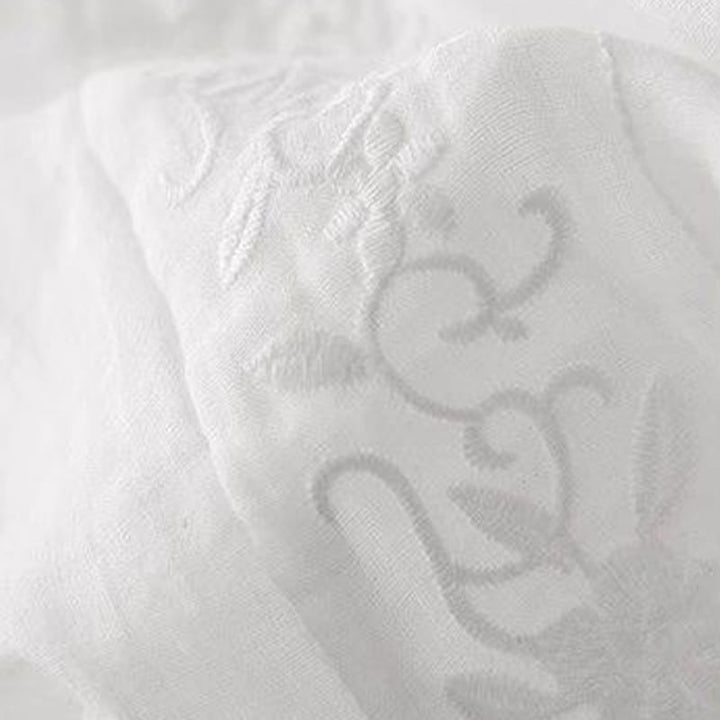 Buddha Stones Side Embroidery Design Baumwolle Damen 7-8 Länge Weite Beinhose mit Taschen - image 13