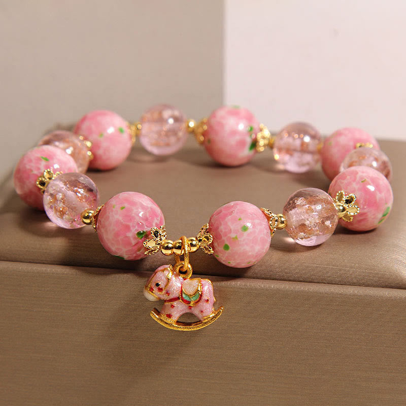 Buddha Stones Schaukelpferd Liuli Armband - image 2