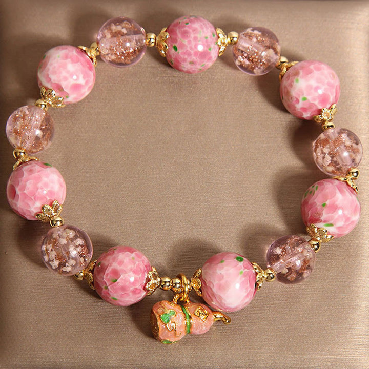 Buddha Stones Kürbis Liuli Armband - image 6