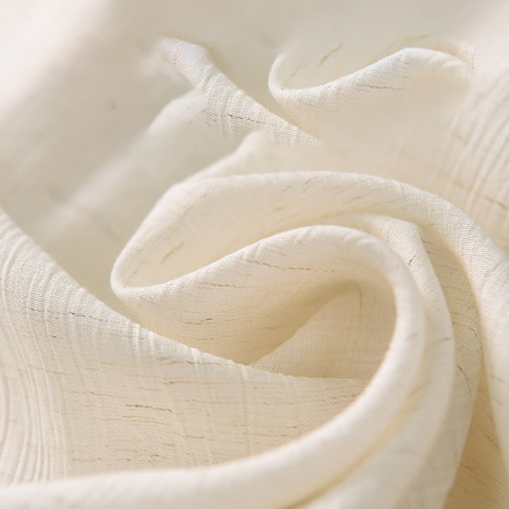 Buddha Stones Damenrockhose mit einfarbigem Saum und Schlitzdesign und Taschen - image 9