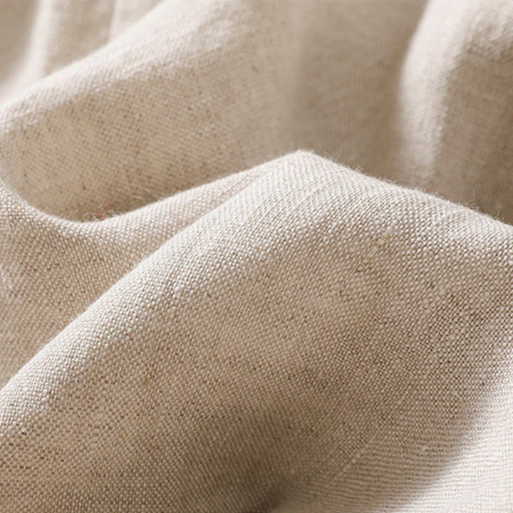 Buddha Stones Damen-Jacke aus Baumwollleinen mit Stehkragen und langen Ärmeln und Taschen - image 5