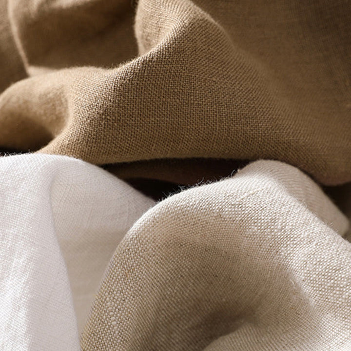 Buddha Stones Damen-Jacke aus Baumwollleinen mit Stehkragen und langen Ärmeln und Taschen - image 30