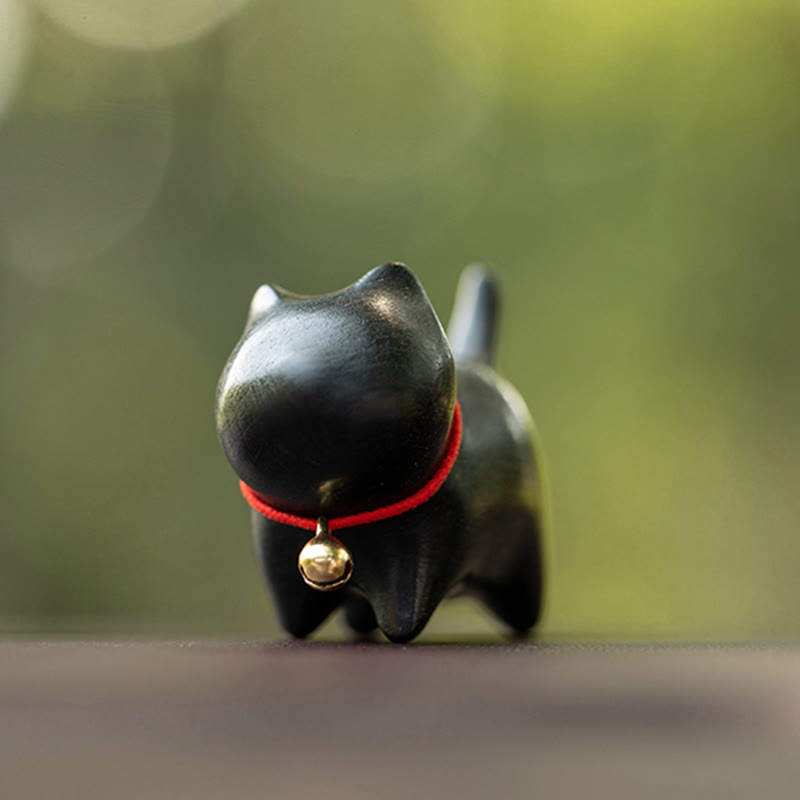 Buddha Stones, grünes Sandelholz, kleines Blatt, rotes Sandelholz, süße Katzentiere, beruhigende Friedensdekoration - image 13