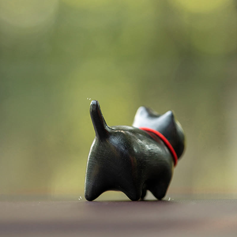 Buddha Stones, grünes Sandelholz, kleines Blatt, rotes Sandelholz, süße Katzentiere, beruhigende Friedensdekoration - image 11