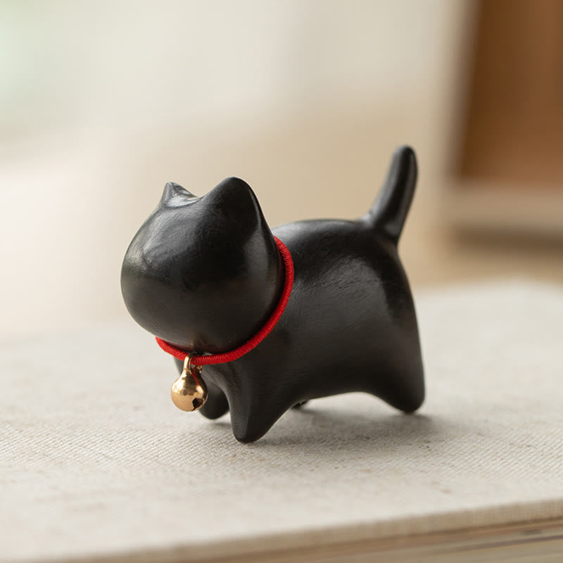 Buddha Stones, grünes Sandelholz, kleines Blatt, rotes Sandelholz, süße Katzentiere, beruhigende Friedensdekoration - image 14