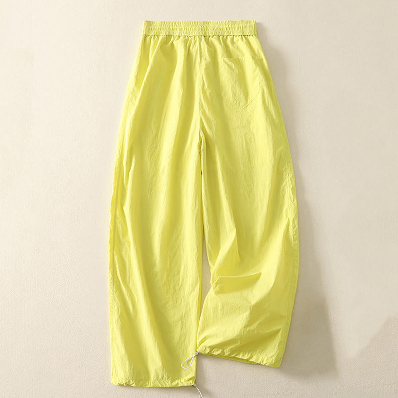 Buddha Stones Sommer Vintage Schlichte Damenhose mit Kordelzug und Bündchen und Taschen - image 27