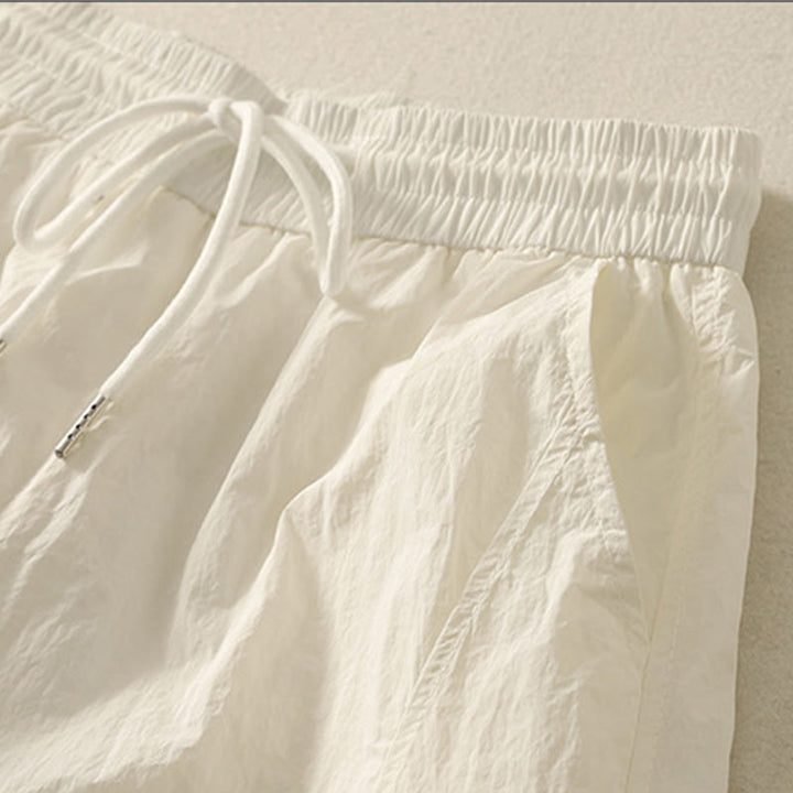 Buddha Stones Sommer Vintage Schlichte Damenhose mit Kordelzug und Bündchen und Taschen - image 10