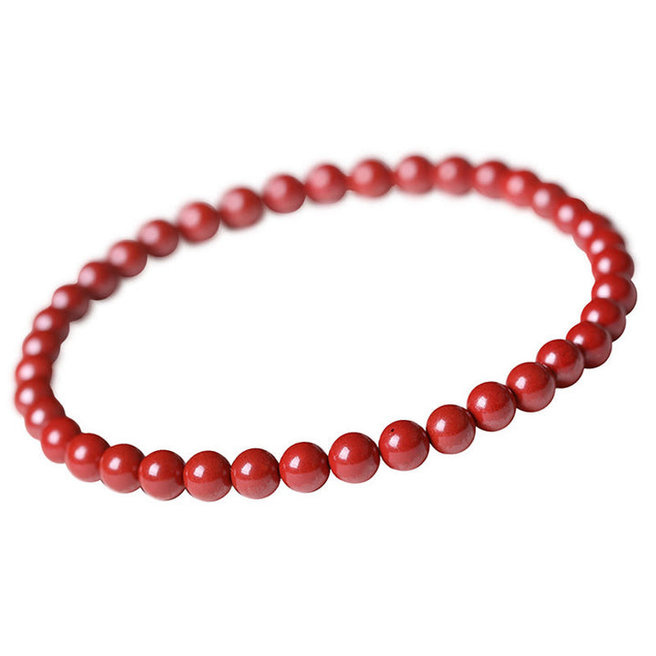 Buddha Stones Perle Zinnober Segen Perlen Armband - Kaiserlicher Zinnober (Perlengröße: 6 mm) - image 12