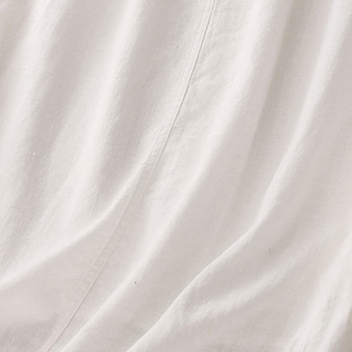 Buddha Stones Damenrock aus Baumwolle mit Kordelzug und elastischer Taille - image 10