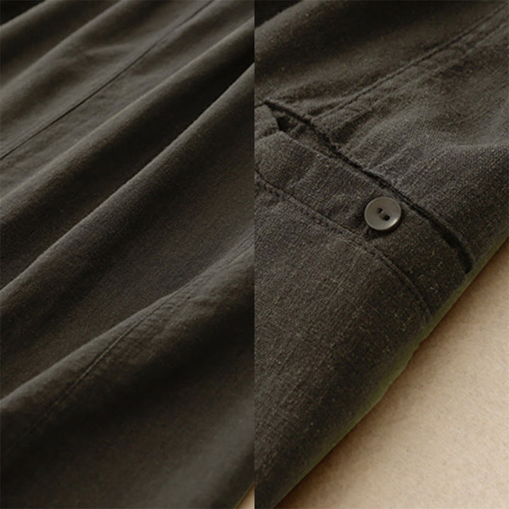 Buddha Stones Damenrock aus Baumwolle mit Kordelzug und elastischer Taille - image 18