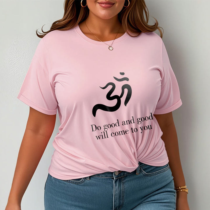 Buddha Stones Casual Om Symbol Sanskrit Spirituelles Design Baumwolle T-Shirt - image 14