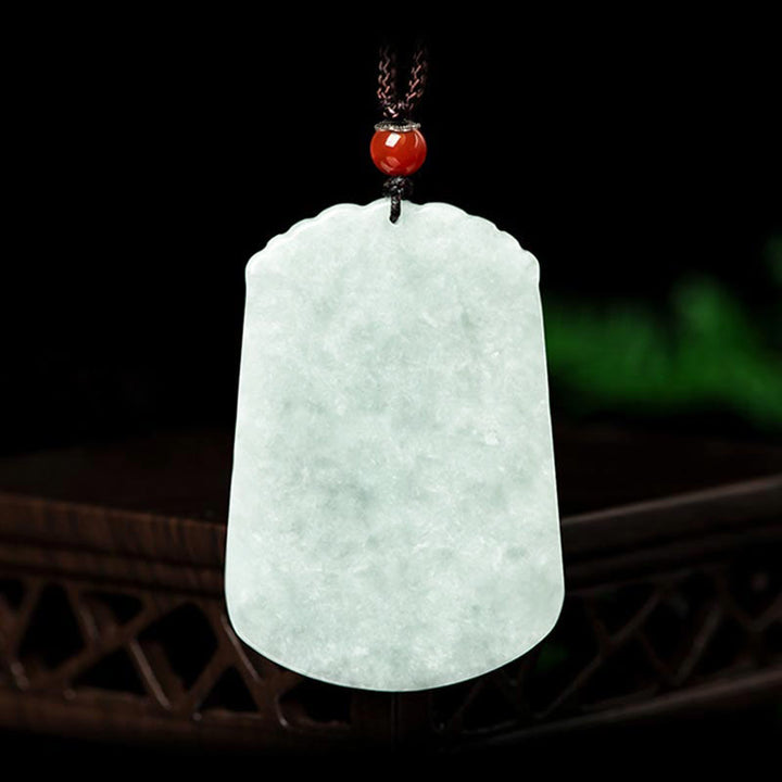 Buddha Stones, natürliche Jade, 12 chinesische Sternzeichen, Fülle, Amulett-Anhänger-Halskette - image 2
