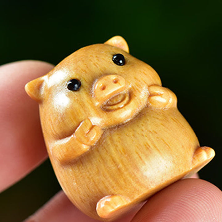 Buddha Stones, grünes Sandelholz, kleines Blatt, rotes Sandelholz, süßes Schwein, Tiere, positive Dekoration - image 7