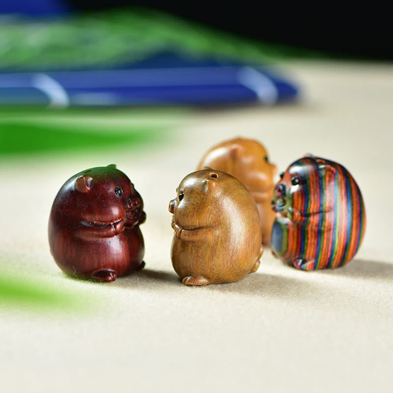 Buddha Stones, grünes Sandelholz, kleines Blatt, rotes Sandelholz, süßes Schwein, Tiere, positive Dekoration - image 21