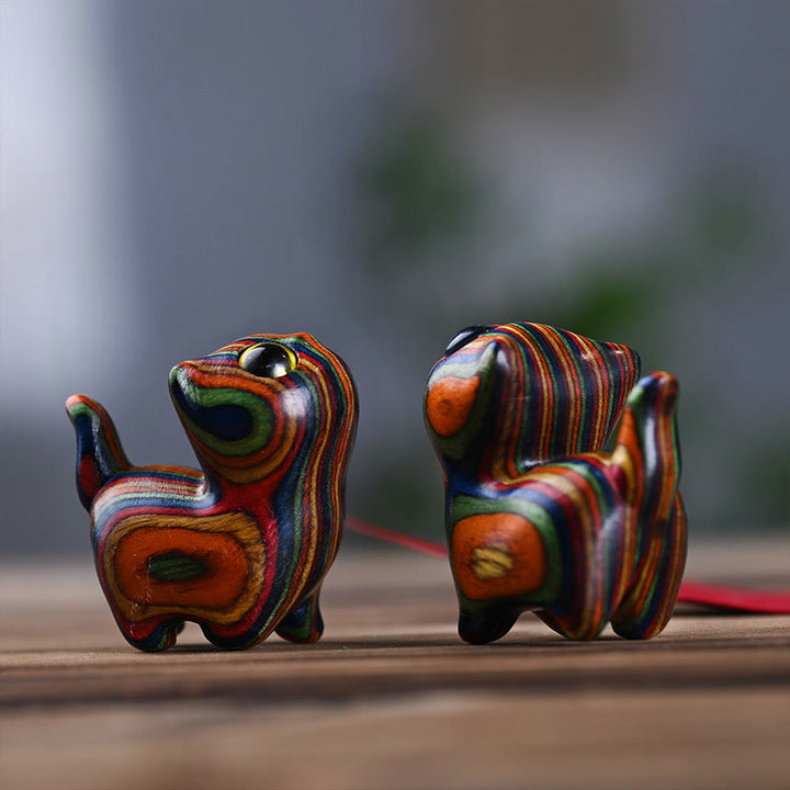 Buddha Stones, Regenbogen, Eukalyptus, süße Katze, Tiere, ruhige Dekoration - image 10