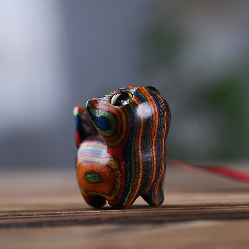 Buddha Stones, Regenbogen, Eukalyptus, süße Katze, Tiere, ruhige Dekoration - image 7