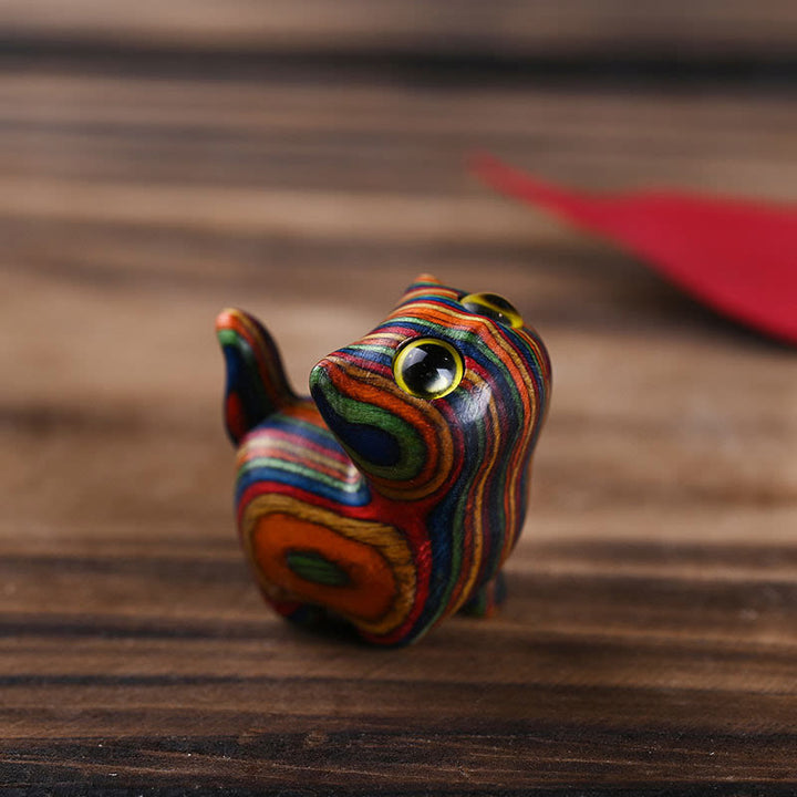 Buddha Stones, Regenbogen, Eukalyptus, süße Katze, Tiere, ruhige Dekoration - Gelbes Auge (33*21*32mm) - image 4