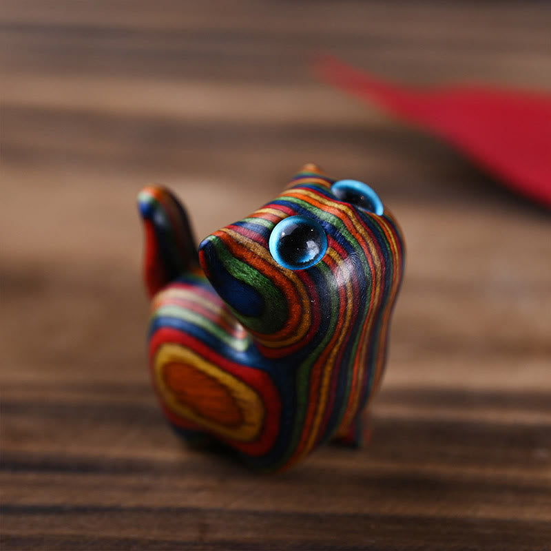 Buddha Stones, Regenbogen, Eukalyptus, süße Katze, Tiere, ruhige Dekoration - Blaues Auge (33*21*32mm) - image 0