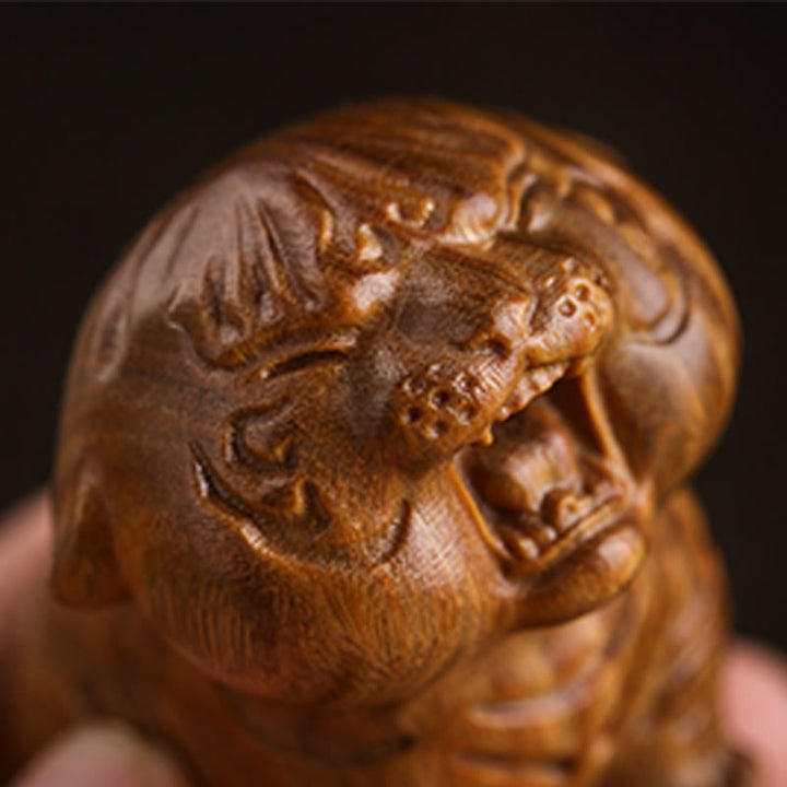 Buddha Stones, grünes Sandelholz, süße Tigertiere, positive Dekoration - image 11