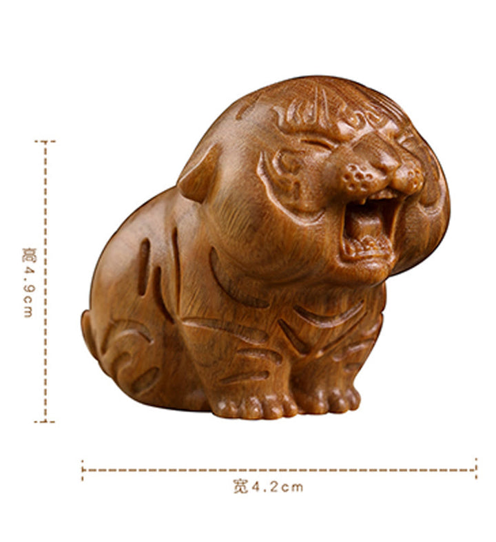 Buddha Stones, grünes Sandelholz, süße Tigertiere, positive Dekoration - image 13