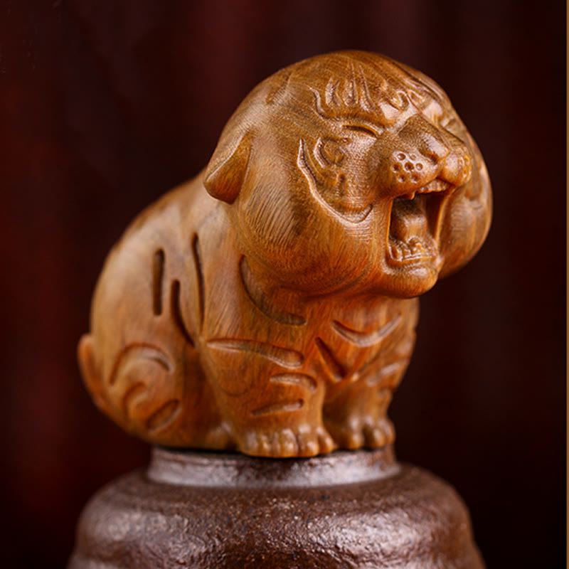 Buddha Stones, grünes Sandelholz, süße Tigertiere, positive Dekoration - image 3