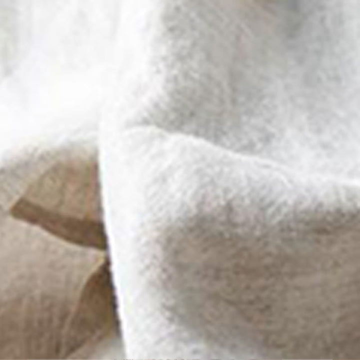 Buddha Stones Lässige Baumwollhose mit Schlitz am Saum, Damen, Länge 7–8, weites Bein, mit Taschen - image 4