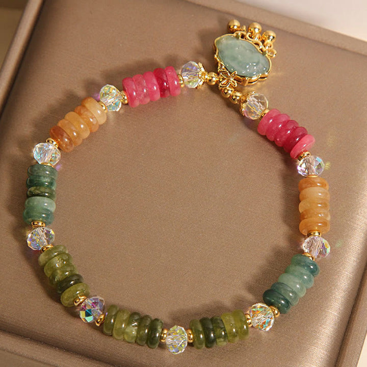 Buddha Stones, bunte Abakus-Perlen, glückverheißende Wolke, Turmalin, positives Armband - image 5
